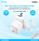 New Version Anker Zolo Charger 20W GaN IQ & PD Combo