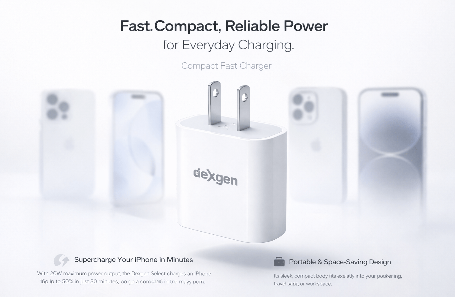 Dexgen Select 20W Wall Charger 1 e1770621847826 | DexGen | Official Warranty