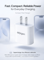 Dexgen Select 20W Wall Charger | PD3.0,PPS,QC | iPhone,Pixel,Samsung,Xiaomi - Image 2