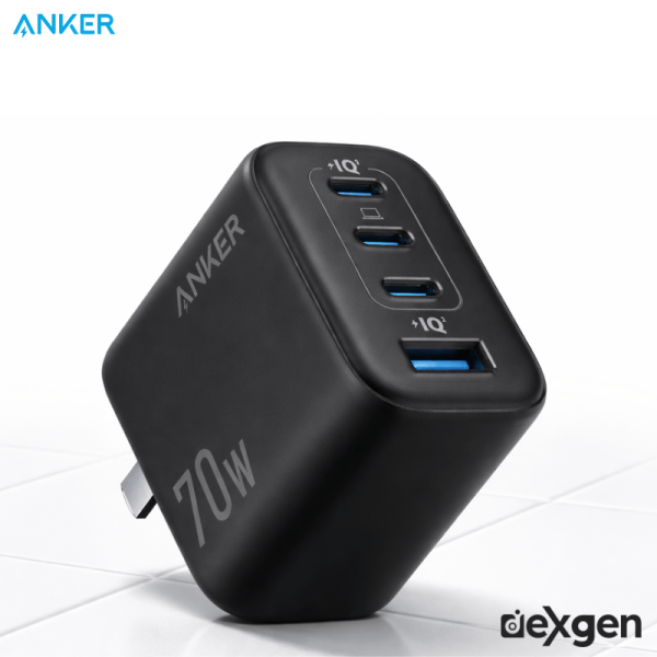 Anker Zolo Charger (70W, 4-Port, PD 3.0) – GaN Fast Charging Station