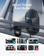 Anker MagGo Wireless Car Charger (Pad, Built-In USB-C Cable) - Image 2