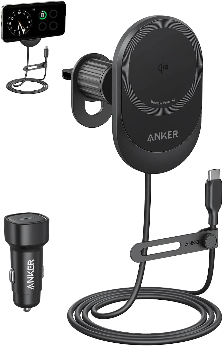 B2932111_1600x.webp Anker MagGo Wireless Car Charger (Pad, Built-In USB-C Cable) - Image 1