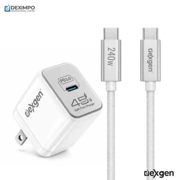 DexGen 45W PD & PPS Fast GaN – Super Fast Charging Combo
