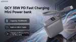 QCY 35W PD Fast Charging Mini Power Bank 10000mAh with Built-in USB-C Cable & Digital Display - Image 2