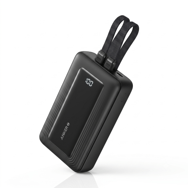 Anker Zolo Power Bank (20K, Built-In USB-C & Lightning Cable) 30W Fast Charging 20000mAh MFi Certified Power Bank